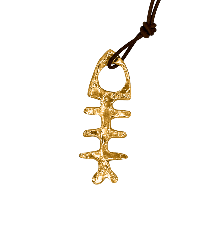 Dione - FISHBONE NECKLACE