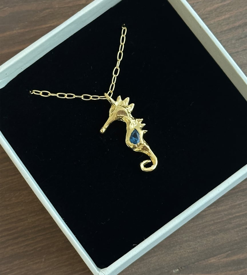 SEAHORSE-BLUE
